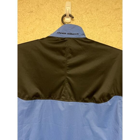 Under Amour Blue THE LEGEND Short Sleeve 1/4 ZIp Performance Shirt Men's XL Golf - Picture 6 of 12